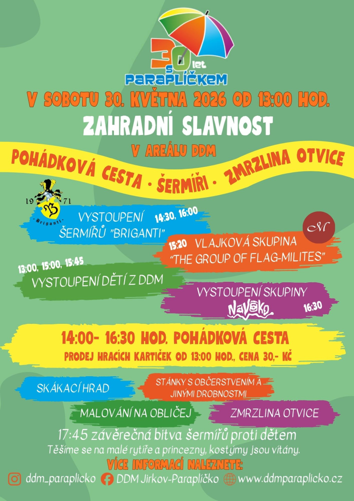 Přijďte s námi slavit!