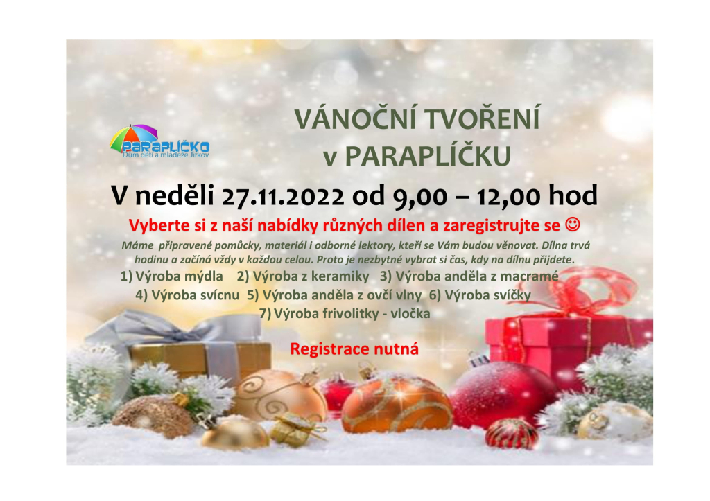 Vánoční tvoření