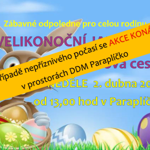 VELIKONOČNÍ JARMARK A ZAJÍČKOVA CESTA 
