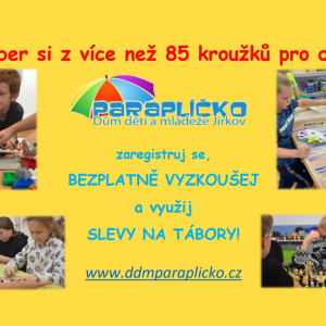 Kroužky se rychle plní - Přihlaste se co nejdříve :-)