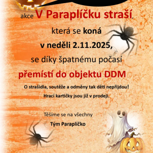 V Paraplíčku straší BUDE!